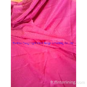 Entoilage thermocollant tissé en tissu à armure toile colorée